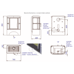 Kachlová kamna ABX Bavaria exklusive, Ahornweiss